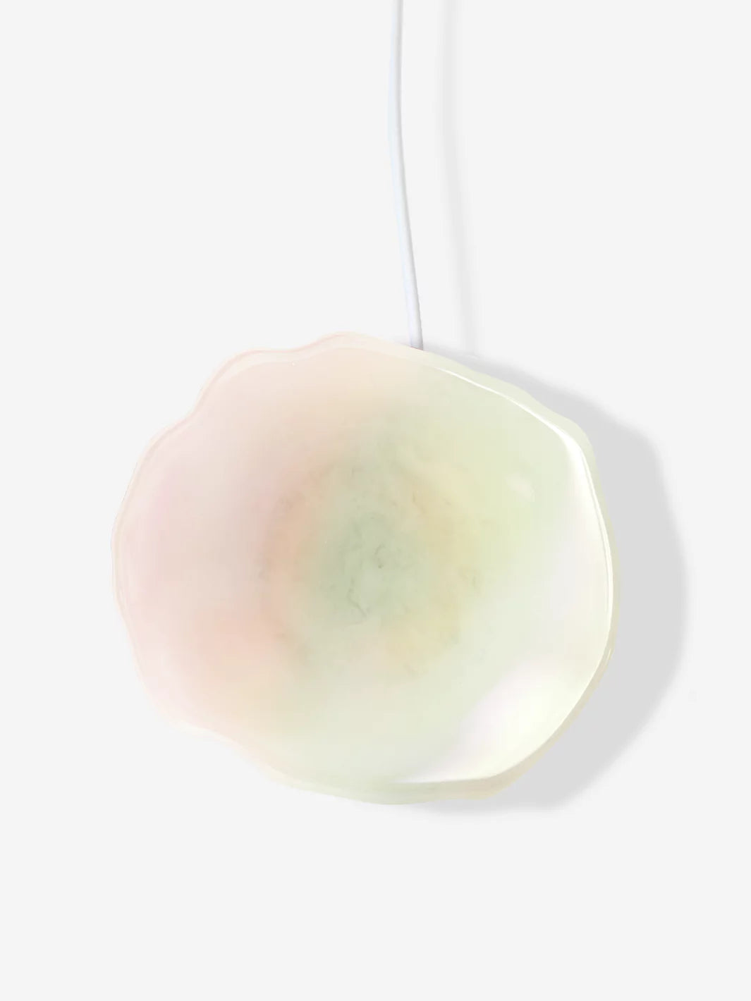 Front view of Quartz Holographic Wireless Charger by Ellie Rose