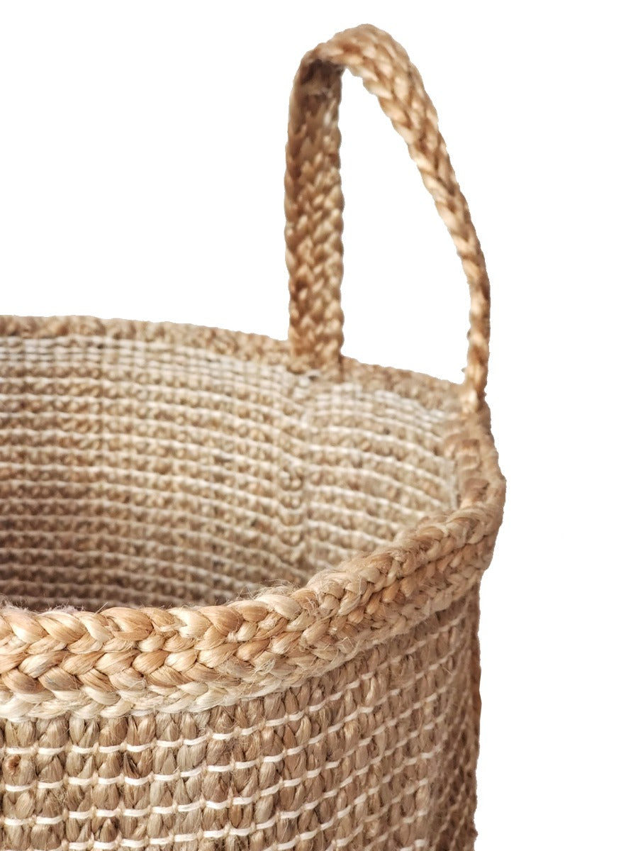 Stylish Eco-Friendly Jute Bono Hamper showcasing its braided design by KORISSA