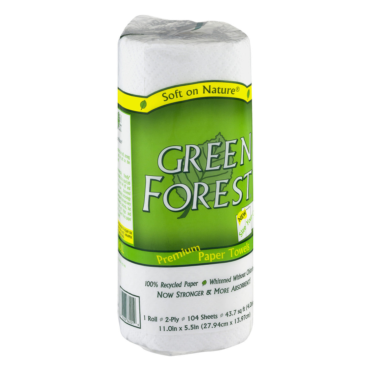 Green Forest White Paper Towels (30xROLLS)