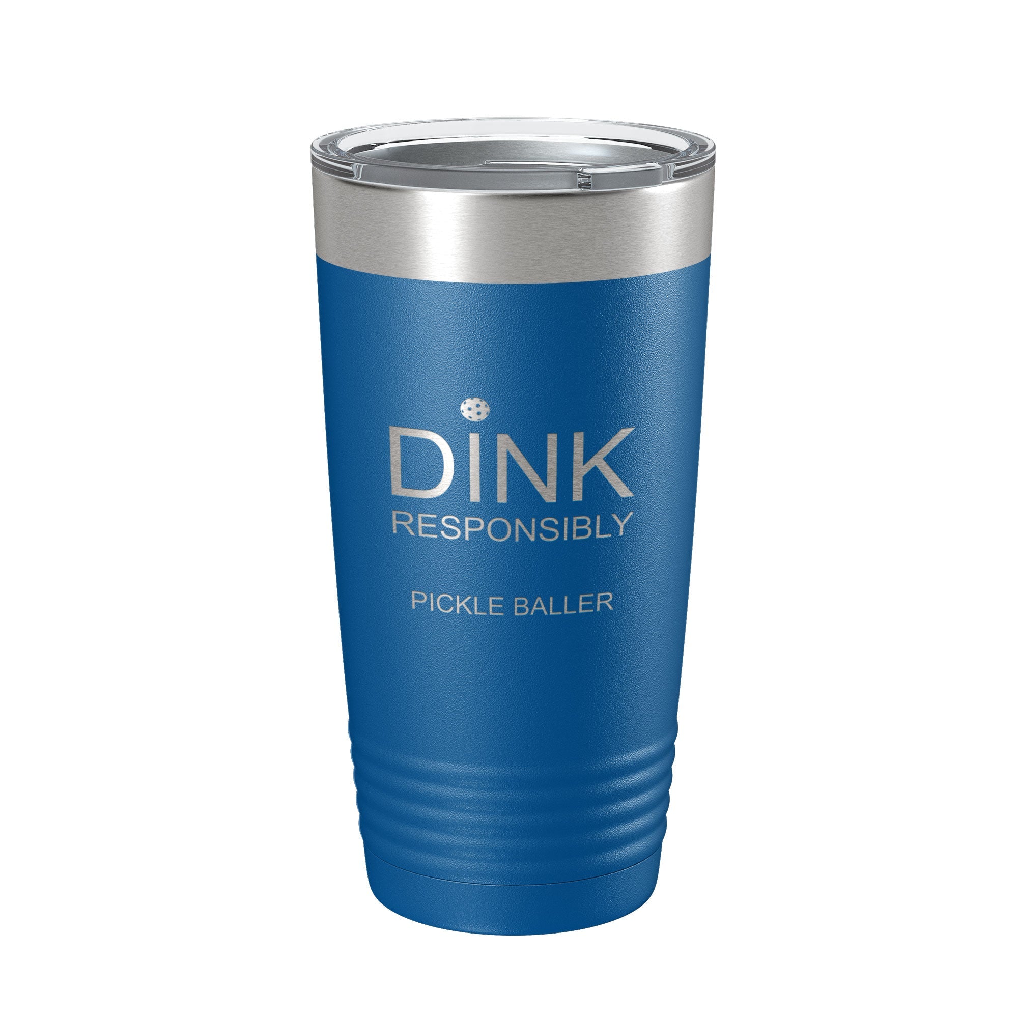 Dink Responsibly Tumbler on a table during a game night