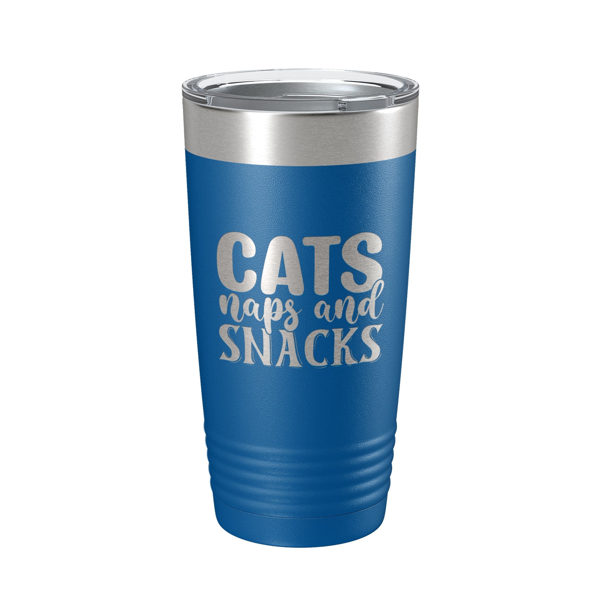 Hilarious Cat Lover Insulated Mug amidst cat toys