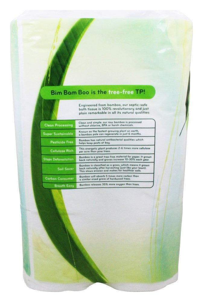 Bathroom setting featuring Gobingya Bamboo Bathroom Tissue rolls