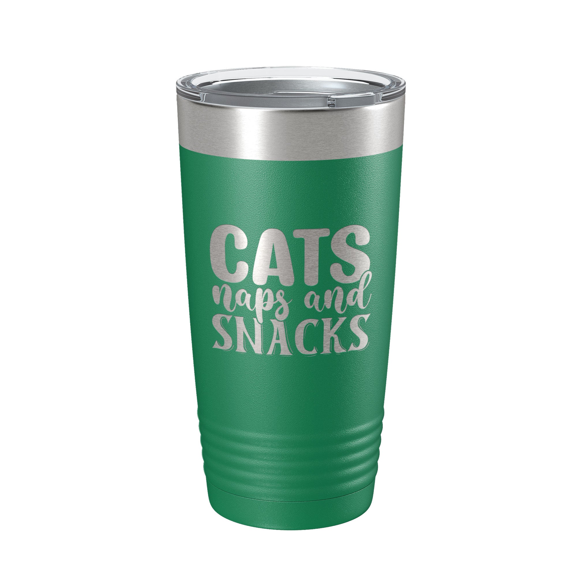 Hilarious Cat Lover Insulated Mug with cold iced tea