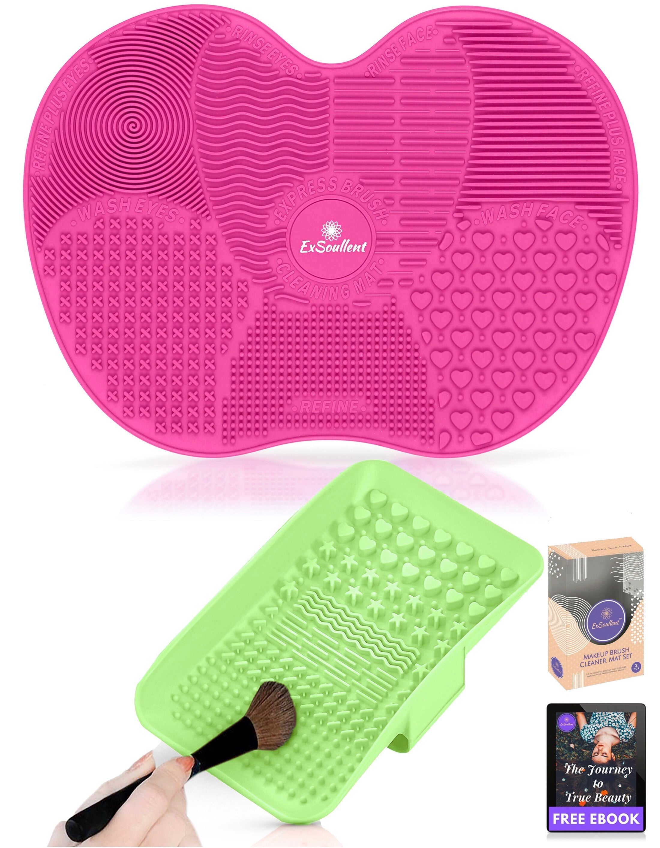 Makeup Brush Cleaner Mat Set