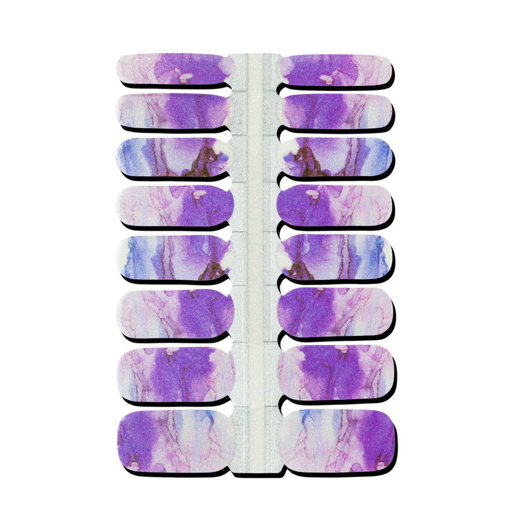 Geode Nail Polish Wraps