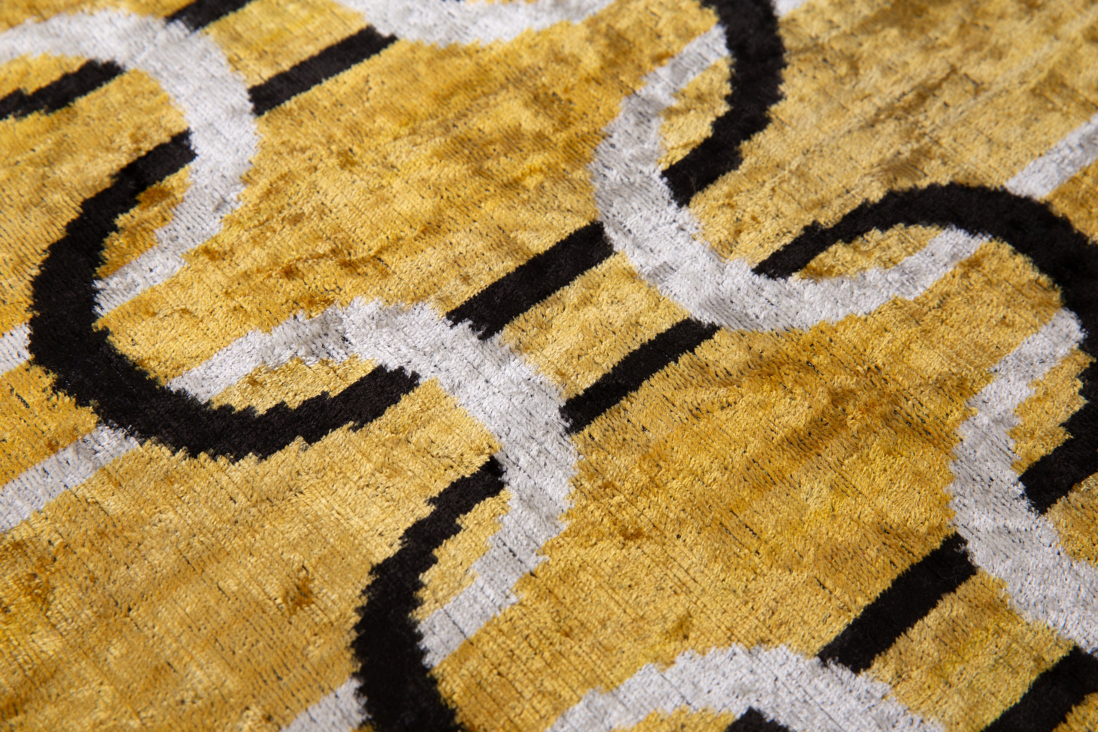 Elegant Handmade Velvet Throw Pillow styled on a modern couch