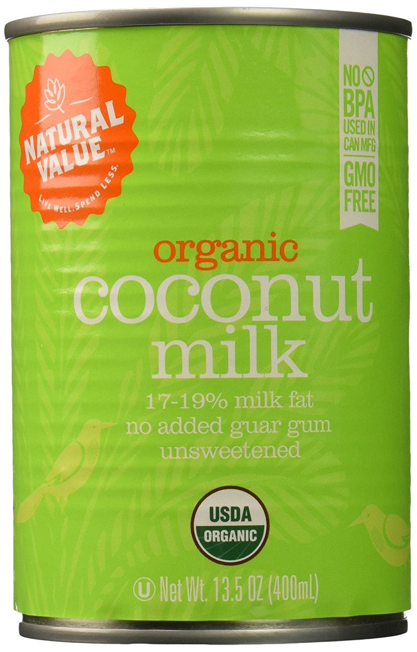 Natural Value Organic Coconut Milks (12x13.5Oz)