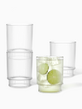 RESERVE 12oz Fluted Tumbler Tritan™ Copolyester Glass - Bulk