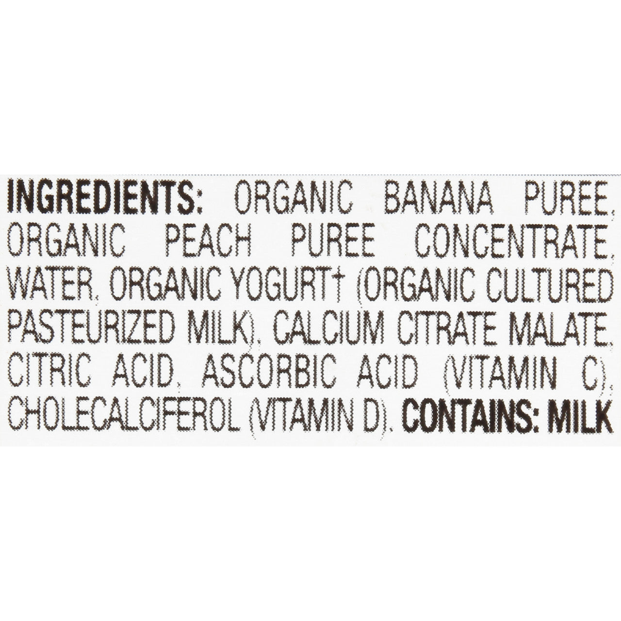 Gobingya Organic Peach Banana Juice served in a baby-friendly cup