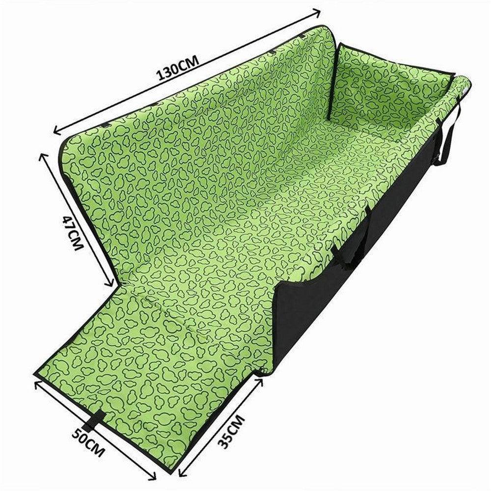 Front view of Premium PetSafe Car Hammock Seat Cover by Dog Hugs Cat