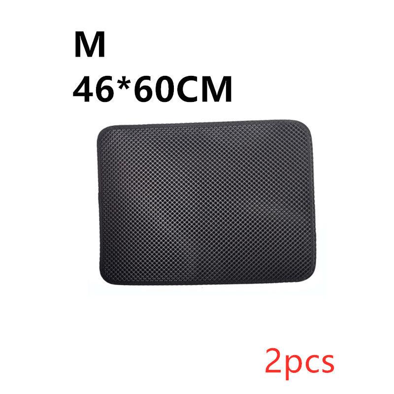 Side profile of Ultimate Clean Paws Cat Litter Mat in modern home setting