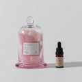 Stunning Blushing Rosé Gemstone Diffuser by Palmoire on a wooden table