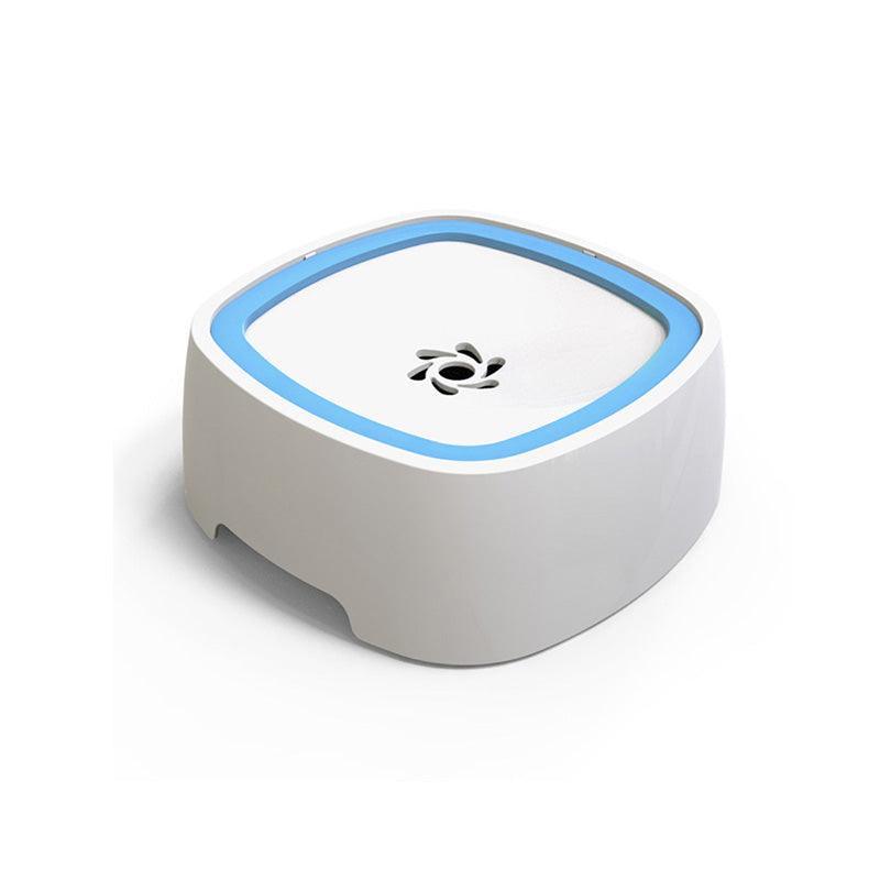 Top view of Ultimate 1.5L Spill-Free Floating Water Bowl for Dogs in blue by Dog Hugs Cat