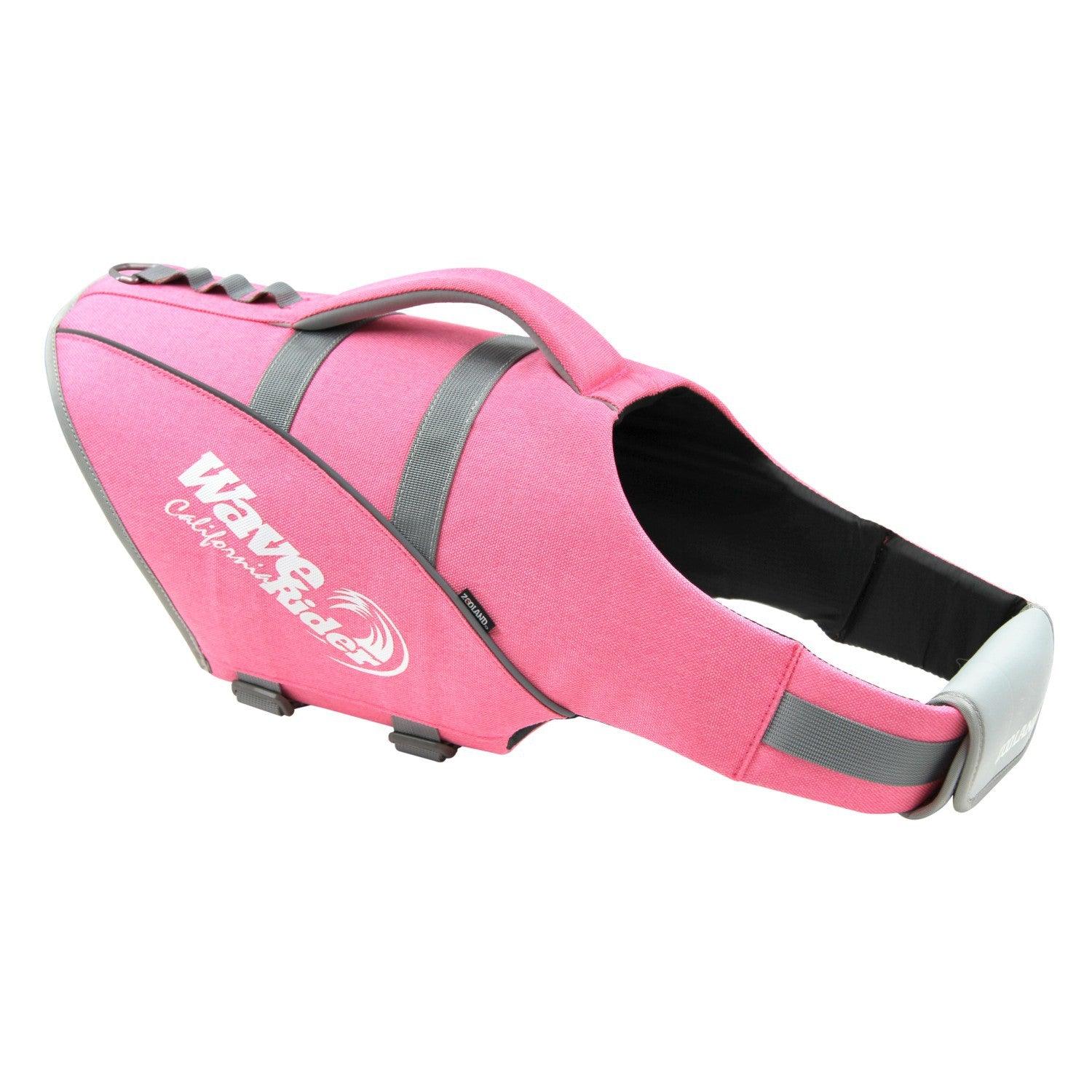 ZippyPaws AquaPup Dog Life Vest worn by a happy dog at the beach