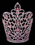 #16178 - Caped Crown Light Rose and AB - 10"