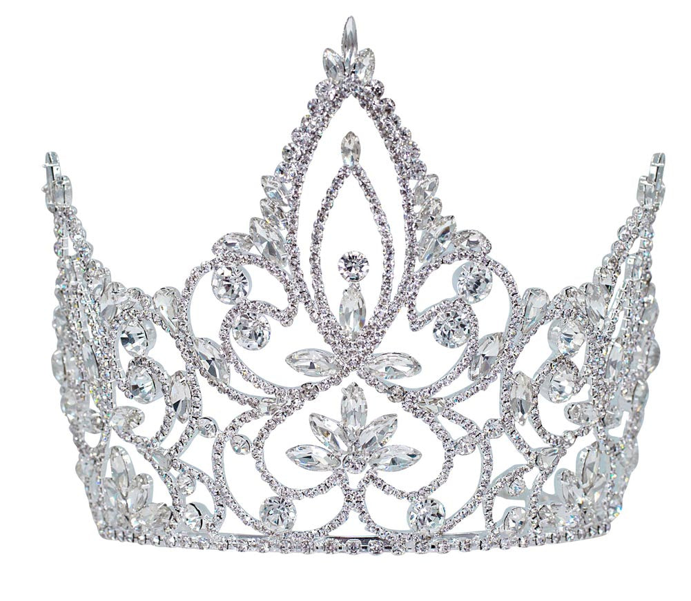 #16451 - Pageant Prime Tiara with Combs - 6"