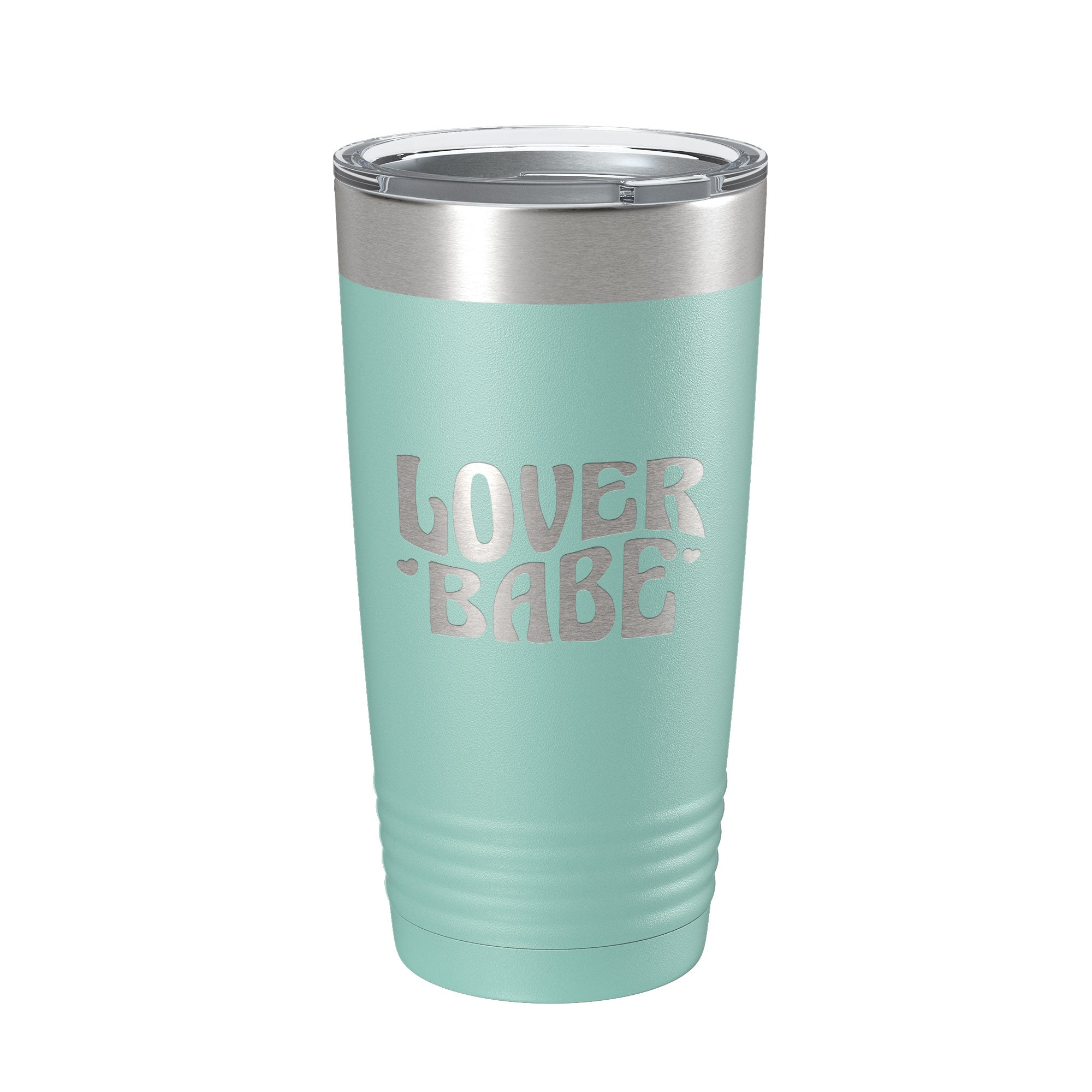 Charming Retro Lover Babe Tumbler on a travel adventure