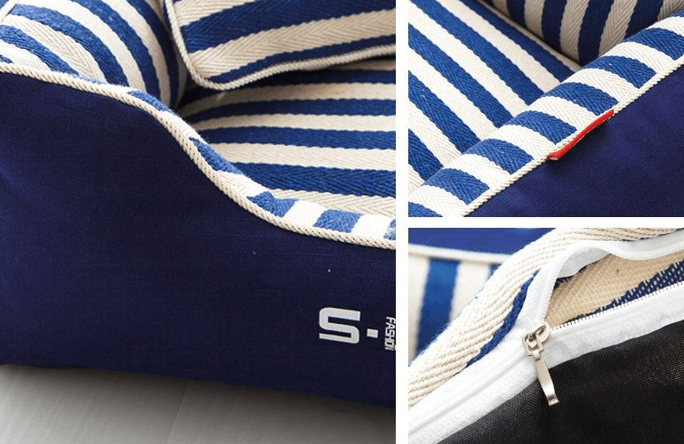 Cozy Luxury Washable Pet Bed for Cats & Dogs in a stylish setting