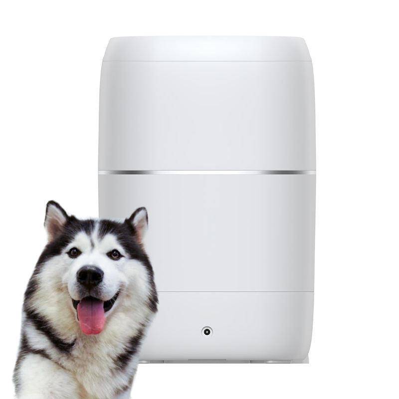 Smart Automatic Pet Feeder & Water Dispenser in modern kitchen environment