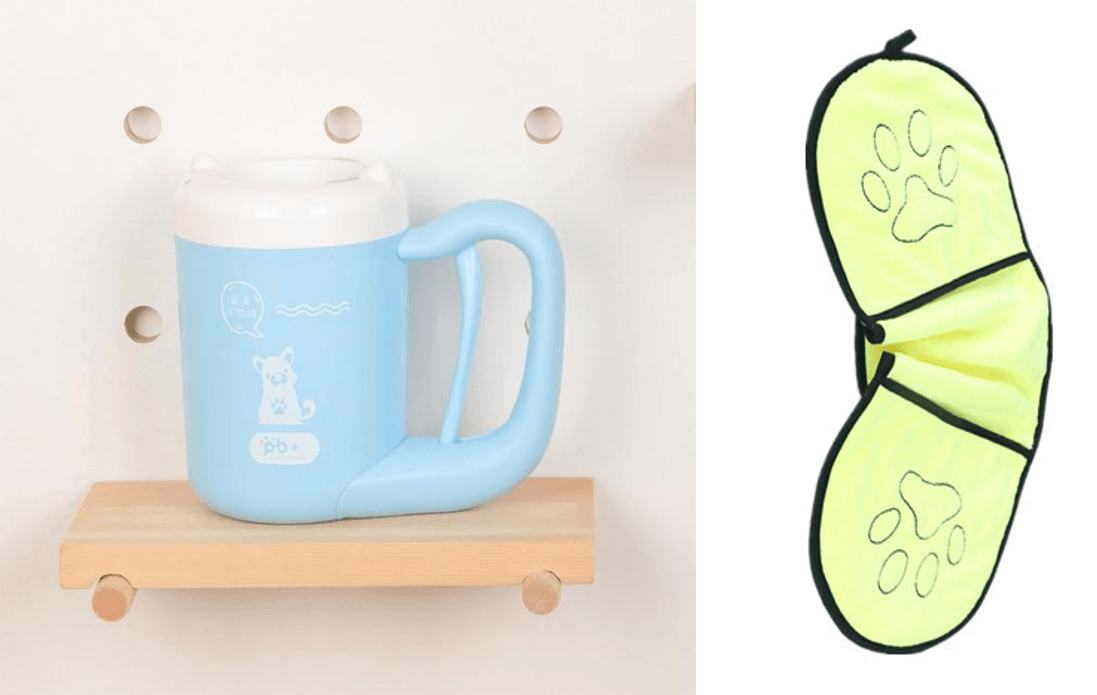 PawPerfect CleanPup shown in use at a dog park by Dog Hugs Cat