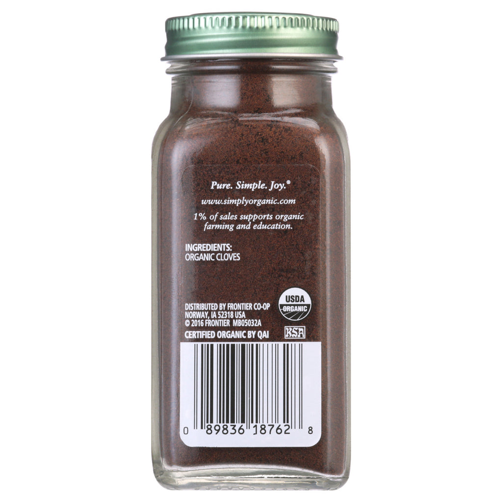 Simply Organic Ground Cloves (6x2.82Oz)