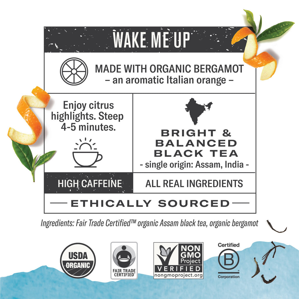 Numi Tea Earl Grey Assam Black Tea (6x18 Bag)