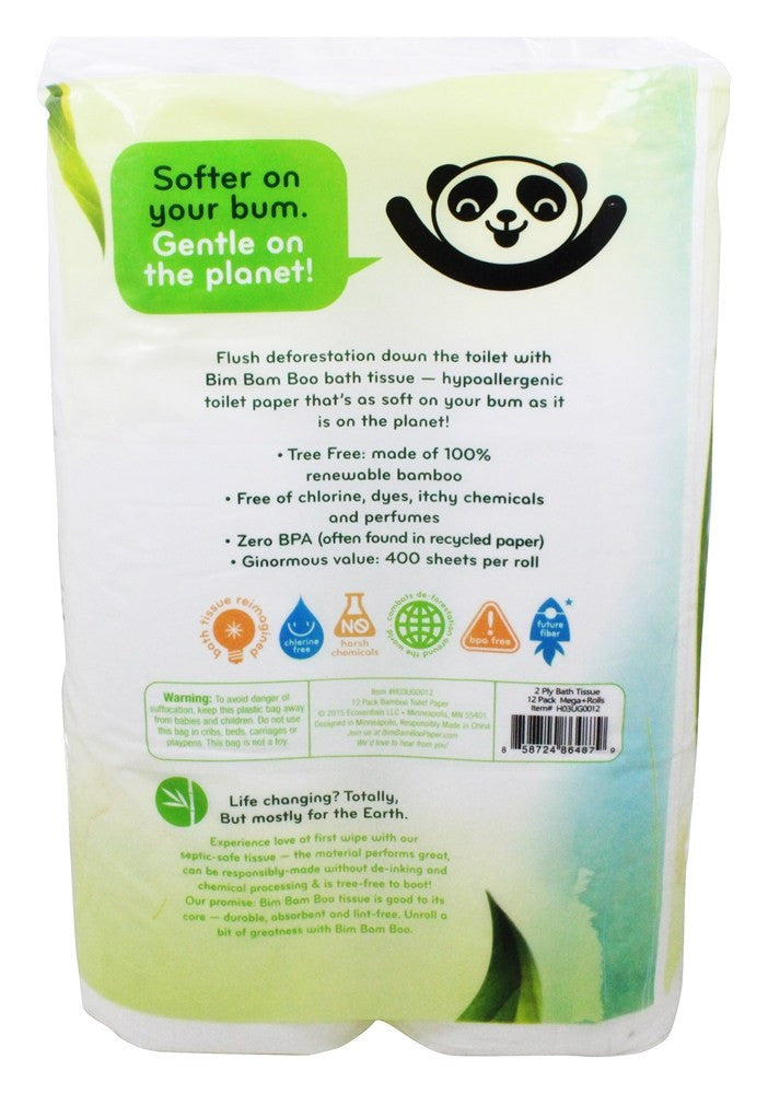 Close-up of Gobingya Eco-Friendly Bamboo Bathroom Tissue texture