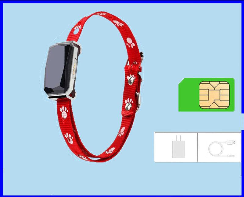 Close-up of Smart GPS Pet Tracker Collar showing adjustable fit