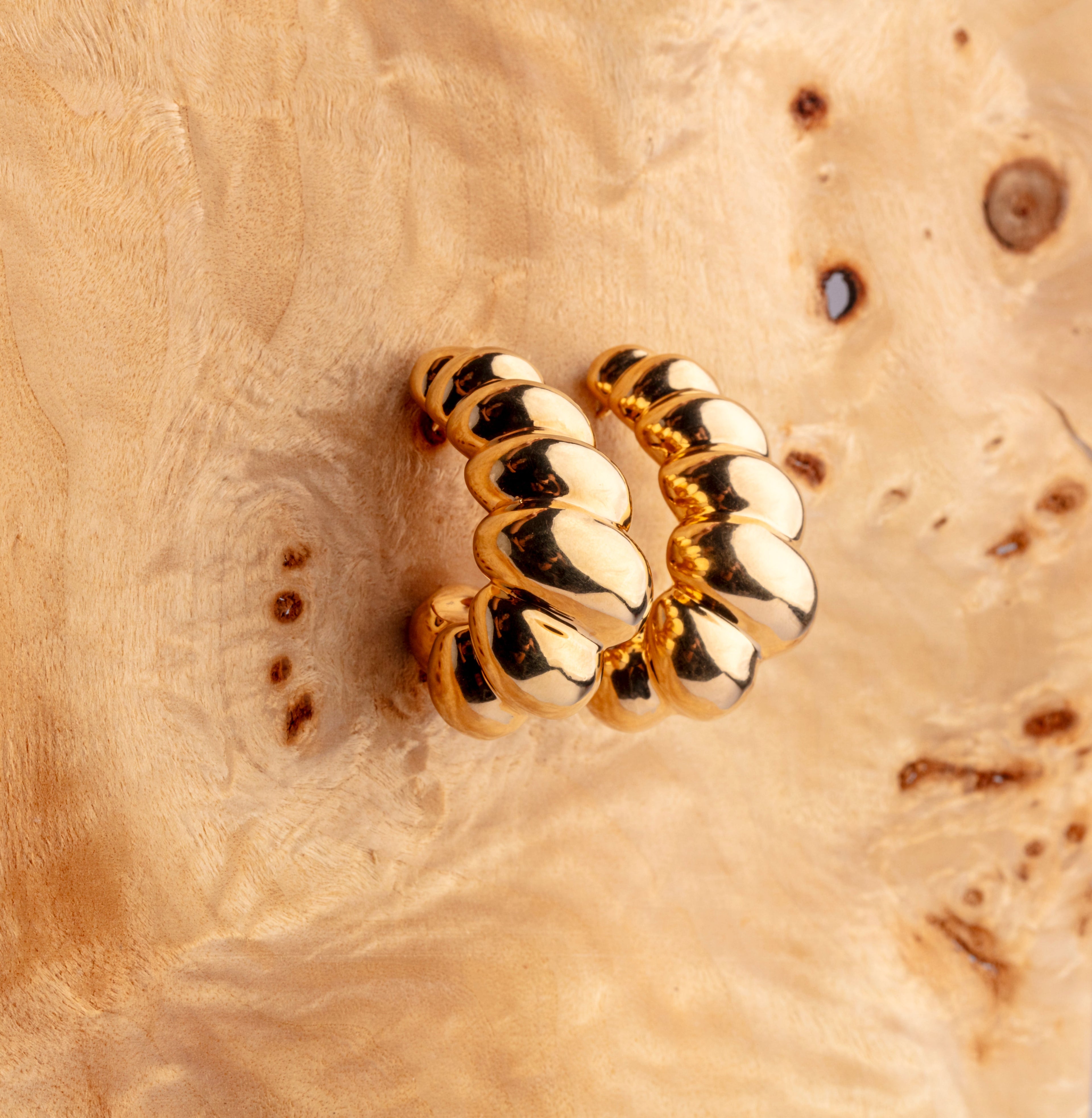 Catarina Gold Earrings