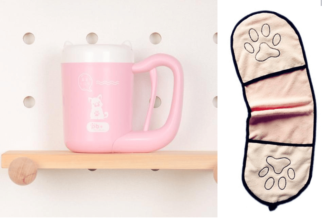 Top view of PawPerfect CleanPup filled with water by Dog Hugs Cat