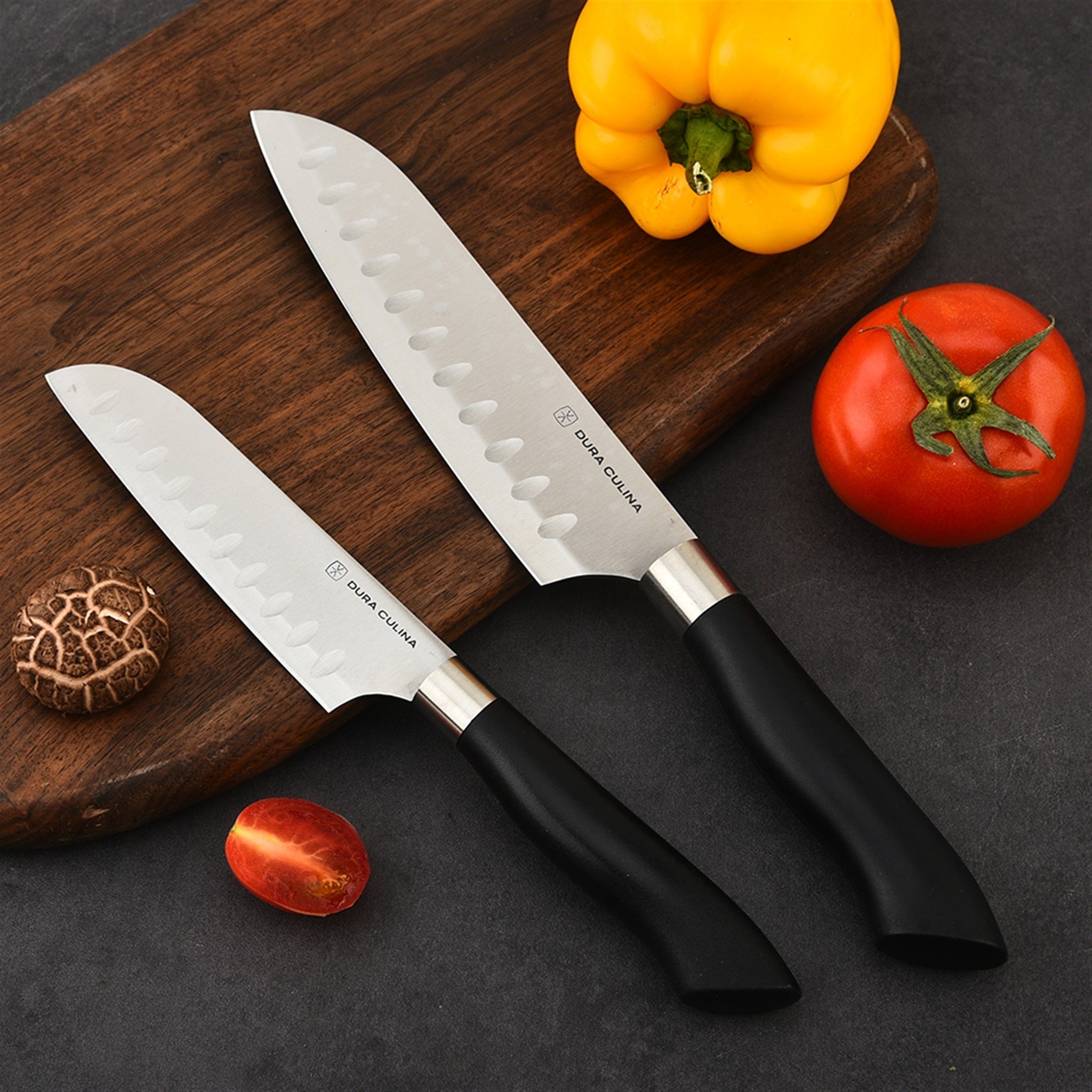 7-inch Santoku knife from Dura Living with ergonomic handle