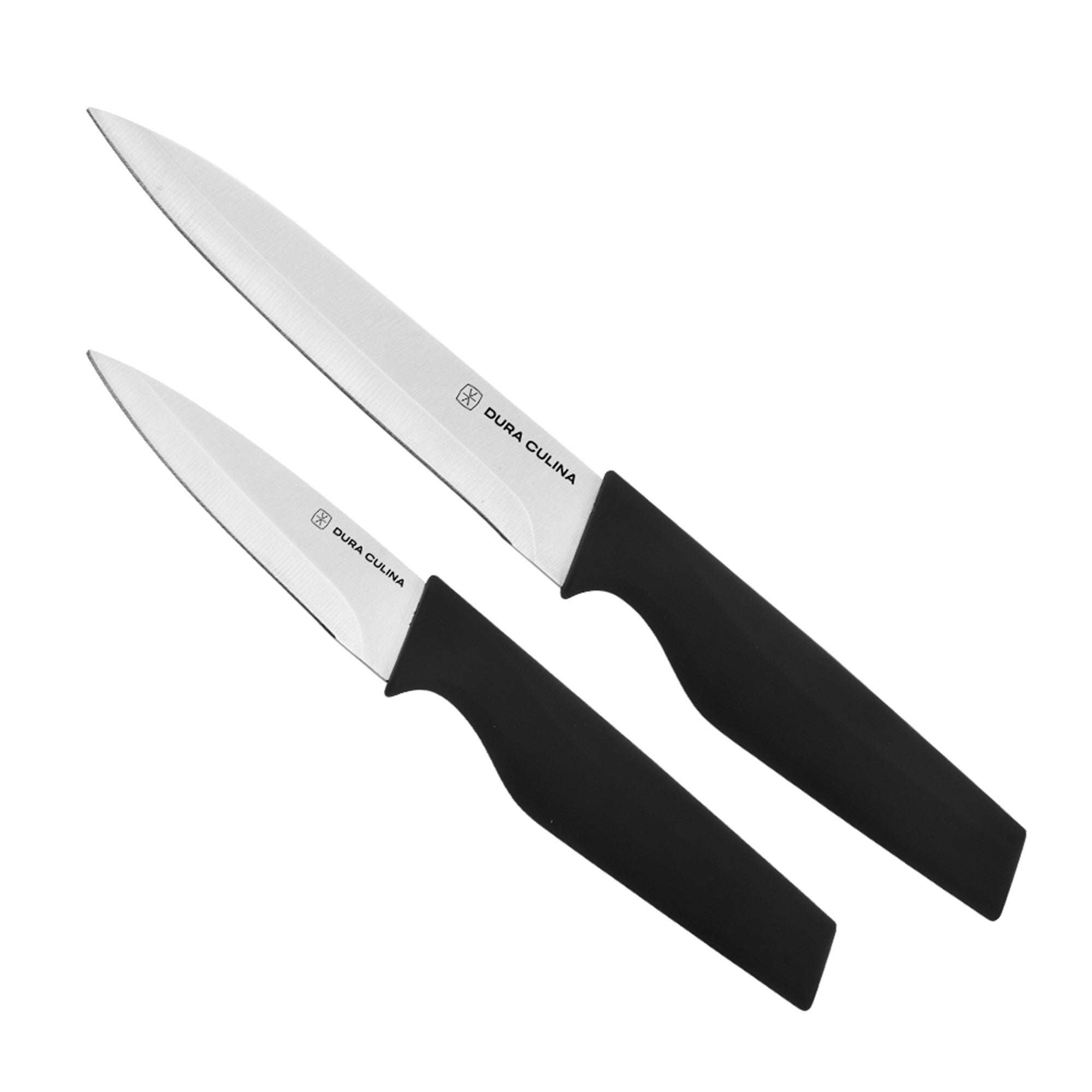 Dura Living knife set with blade guards displayed elegantly