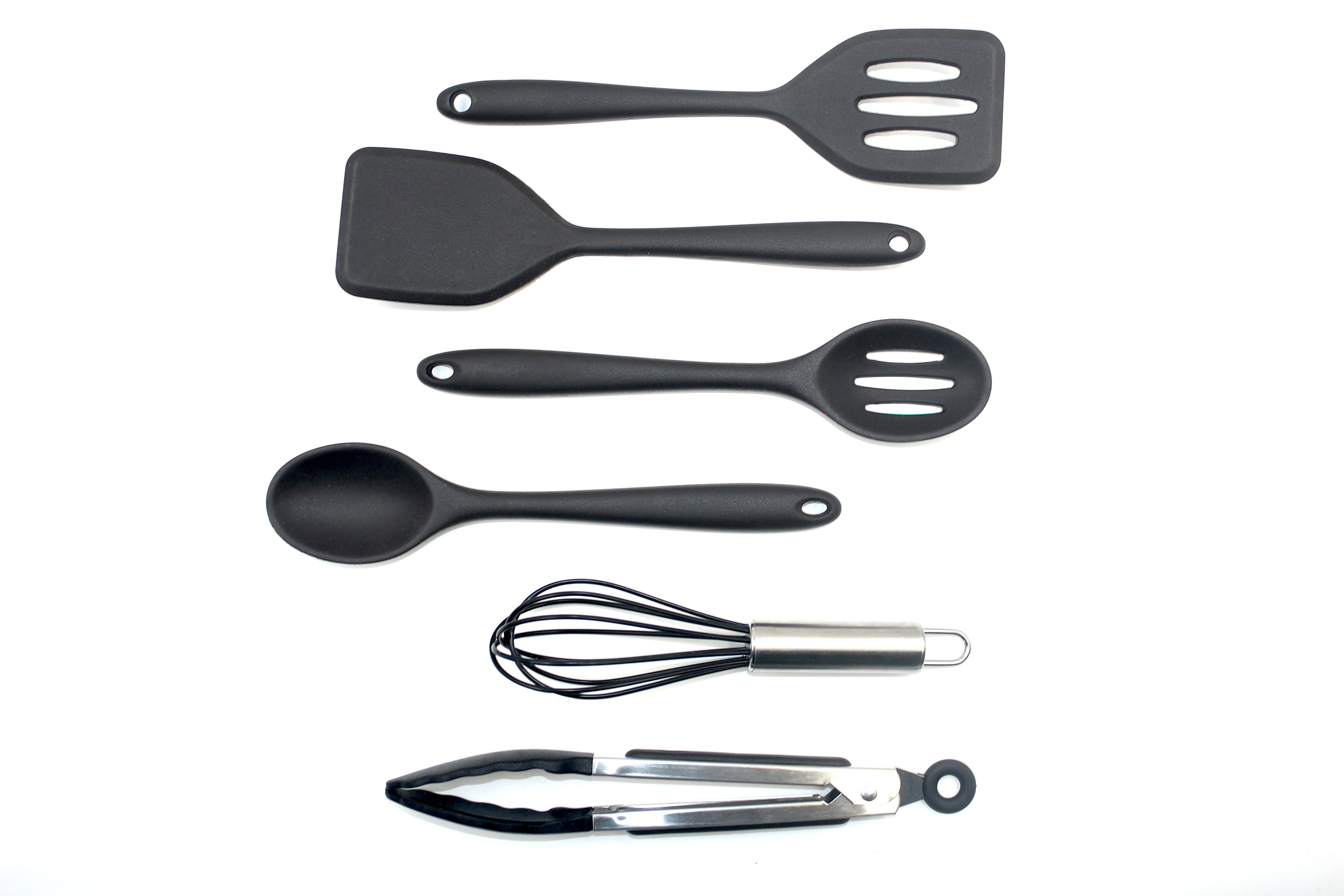 6-Piece Mini Silicone Kitchen Tool Set.