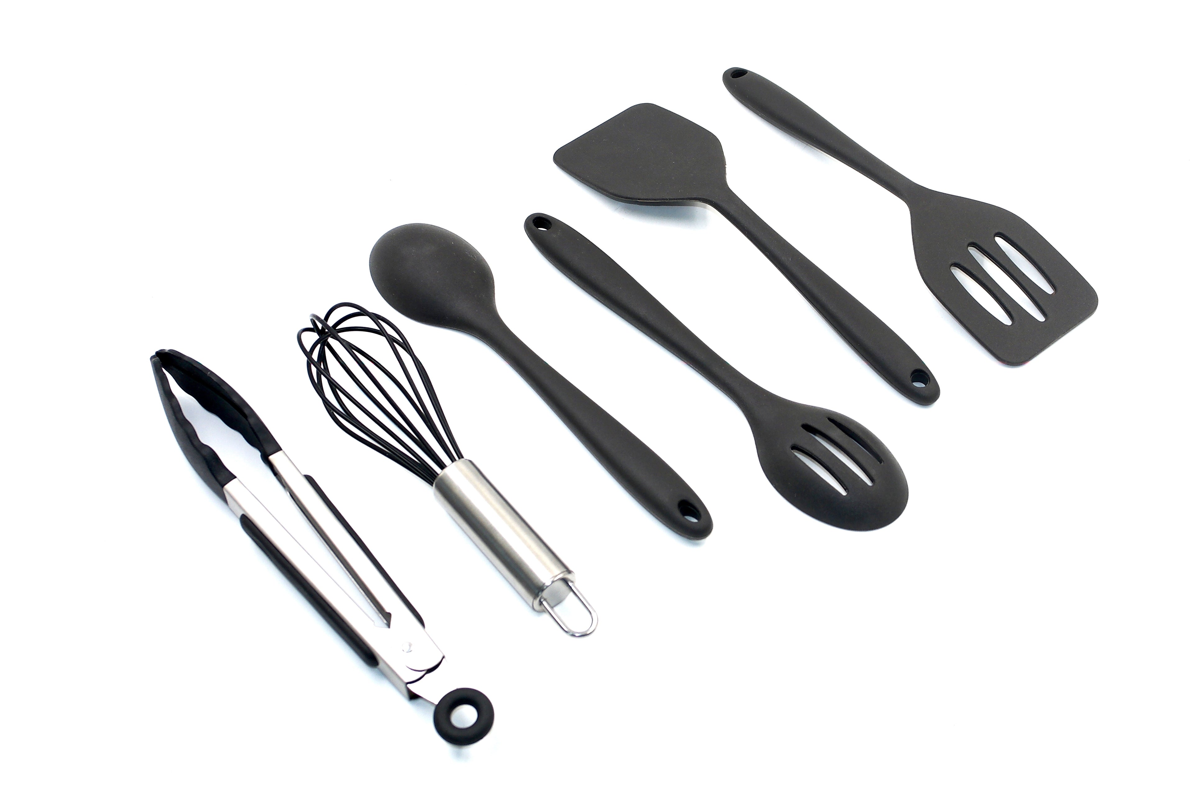 6-Piece Mini Silicone Kitchen Tool Set.