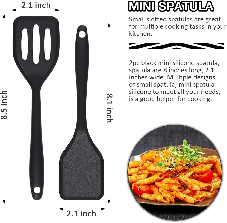Slotted spoon included in the Dura Living 6-Piece Silicone Kitchen Tool Set