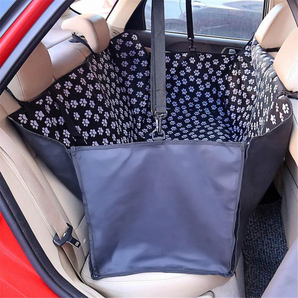 Side view of PetSafe Car Hammock Seat Cover showing durable material