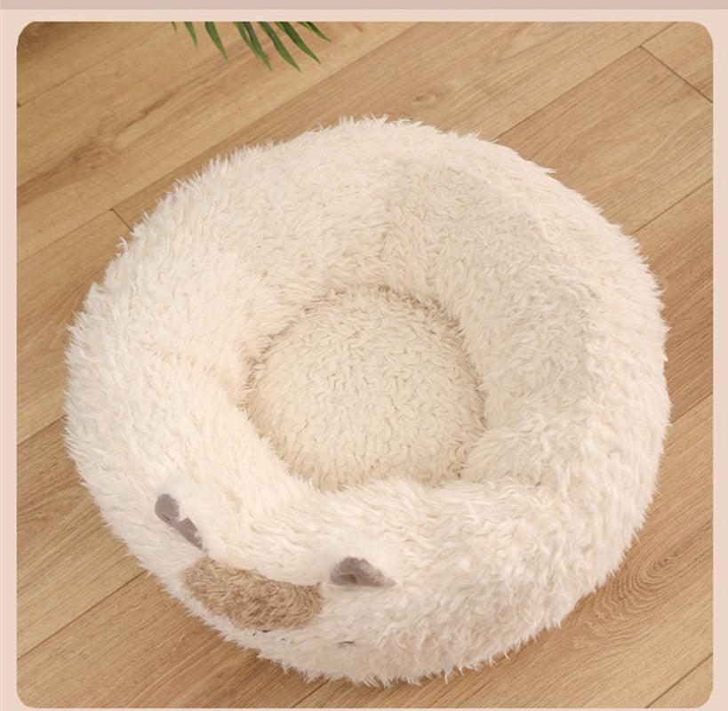 Lifestyle image of dog relaxing in Premium Alpaca Plush Pet Bed