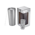 Customizable 22oz Tapered Stainless Steel Tumbler in a travel setting