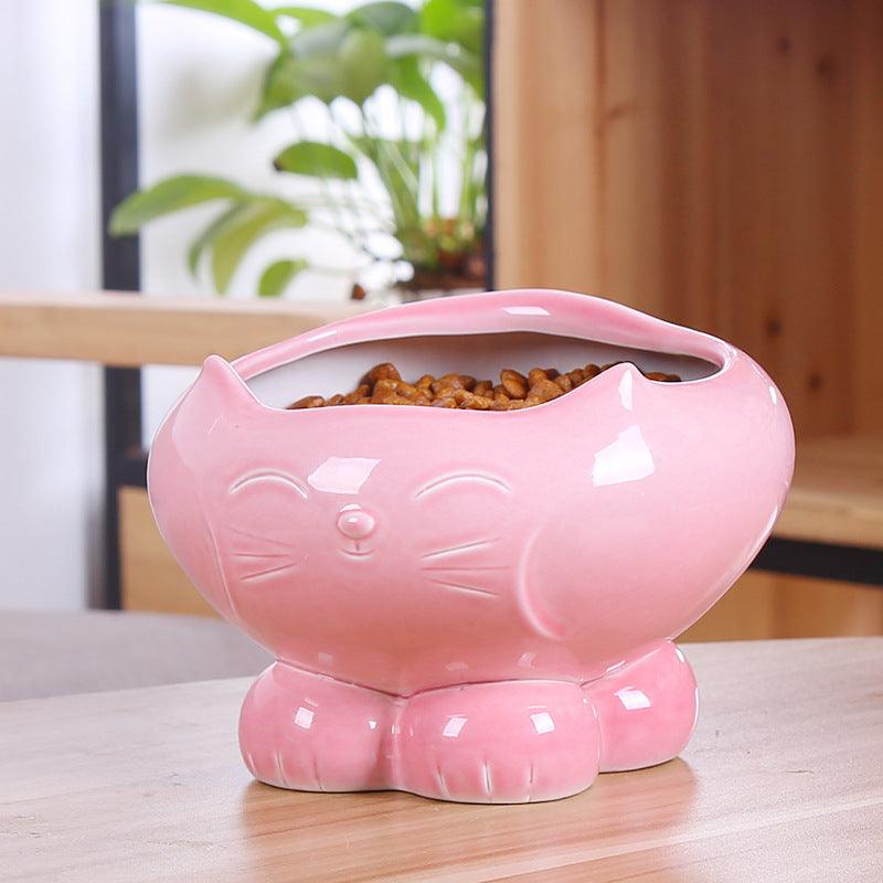 Elegant design of the Resin Cat Feeder & Water Dispenser showcased