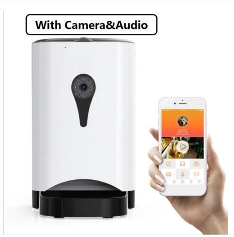 User interface of IntelliPet SmartFeed showing feeding schedule options