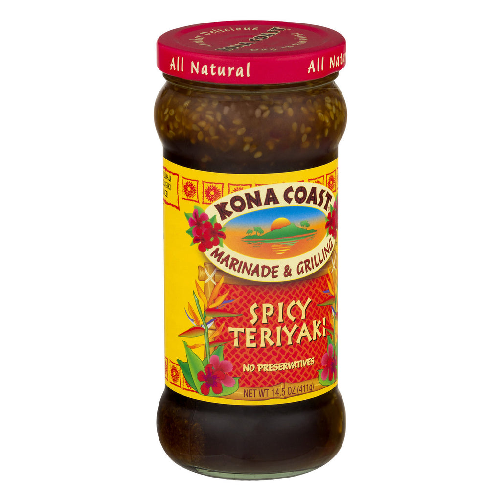 Kona Coast Spicy Teriyaki Marinade (6x14.5Oz)