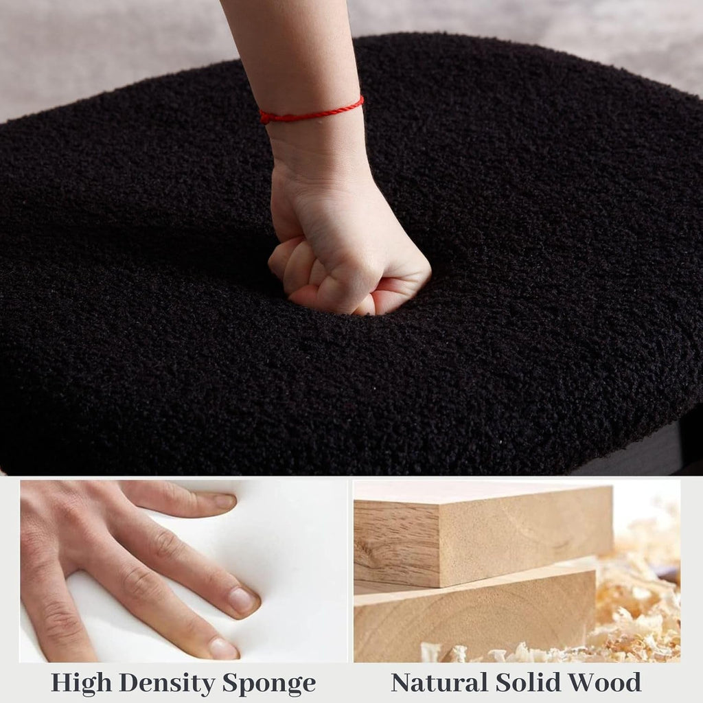 Black Rattan Dining Chairs Armless Farmhouse Style