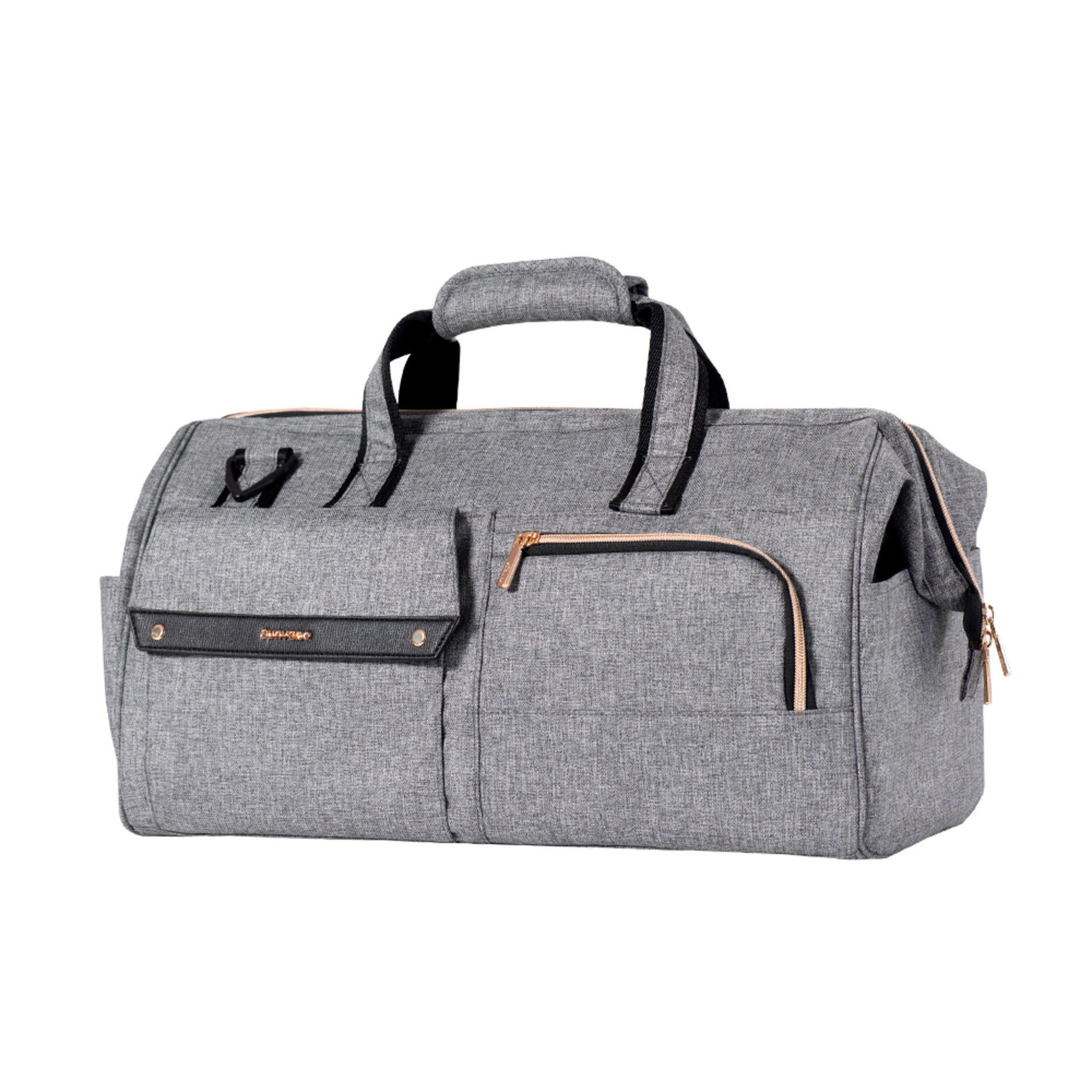 Front view of SUNVENO 3-in-1 diaper tote bag in everyday use
