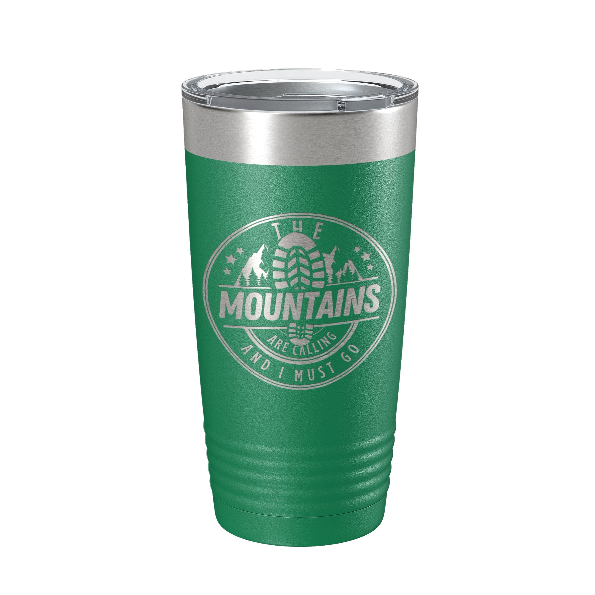 Adventure-Ready Tumbler with ice and lemonade by the lake
