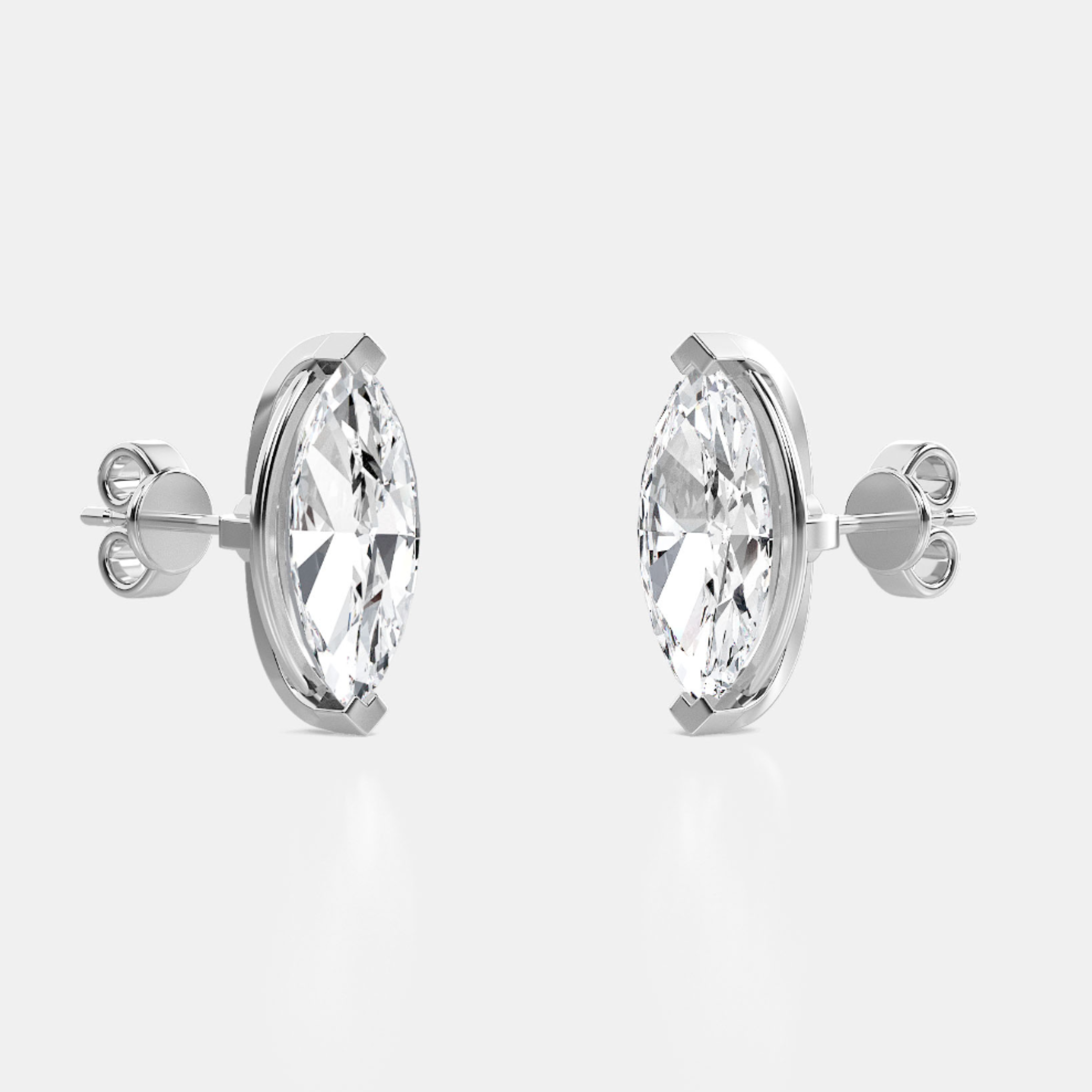 Marquise Stud Earrings