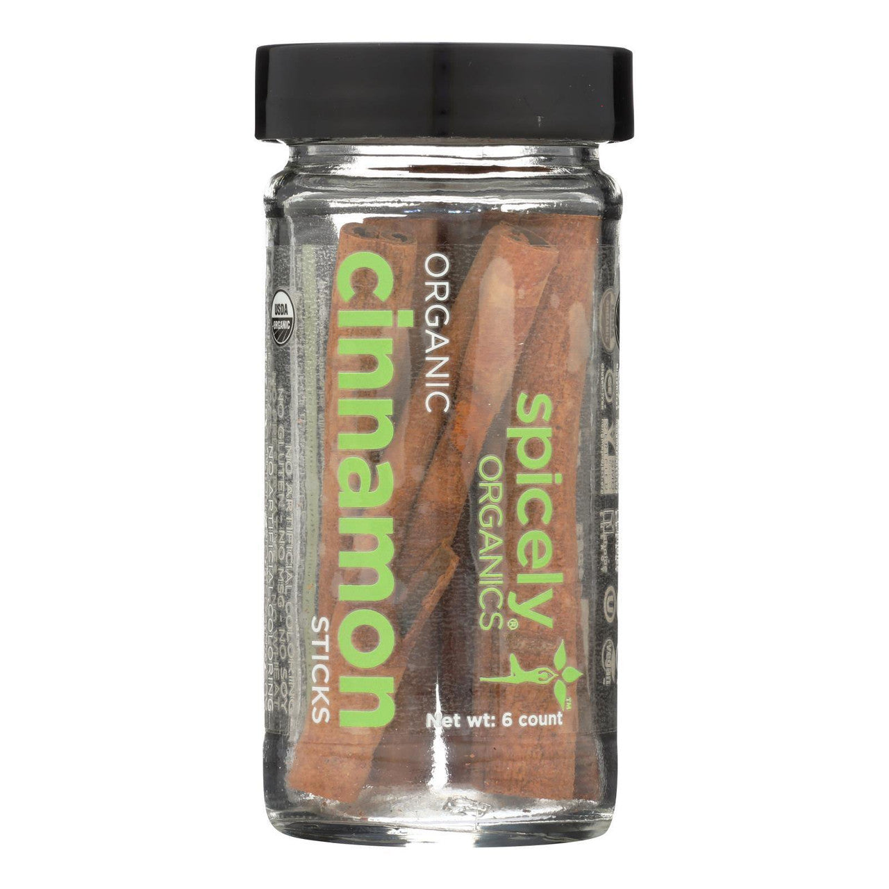 Close-up view of Organic Premium Cinnamon Sticks in a 6 oz pack by Gobingya