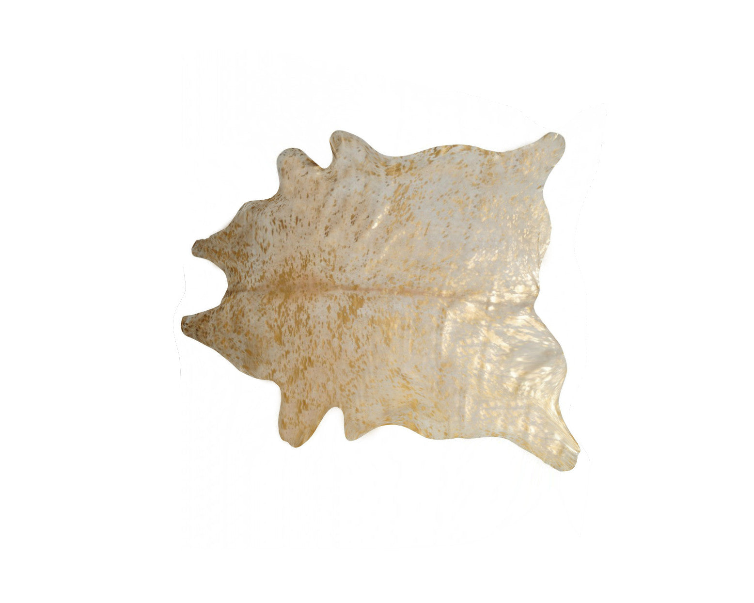 5' X 7' Natural Cowhide Area Rug