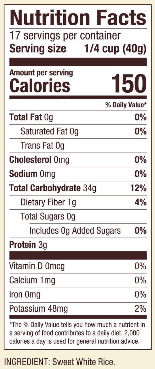 Close-up of Gobingya Gluten-Free Sweet White Flour texture