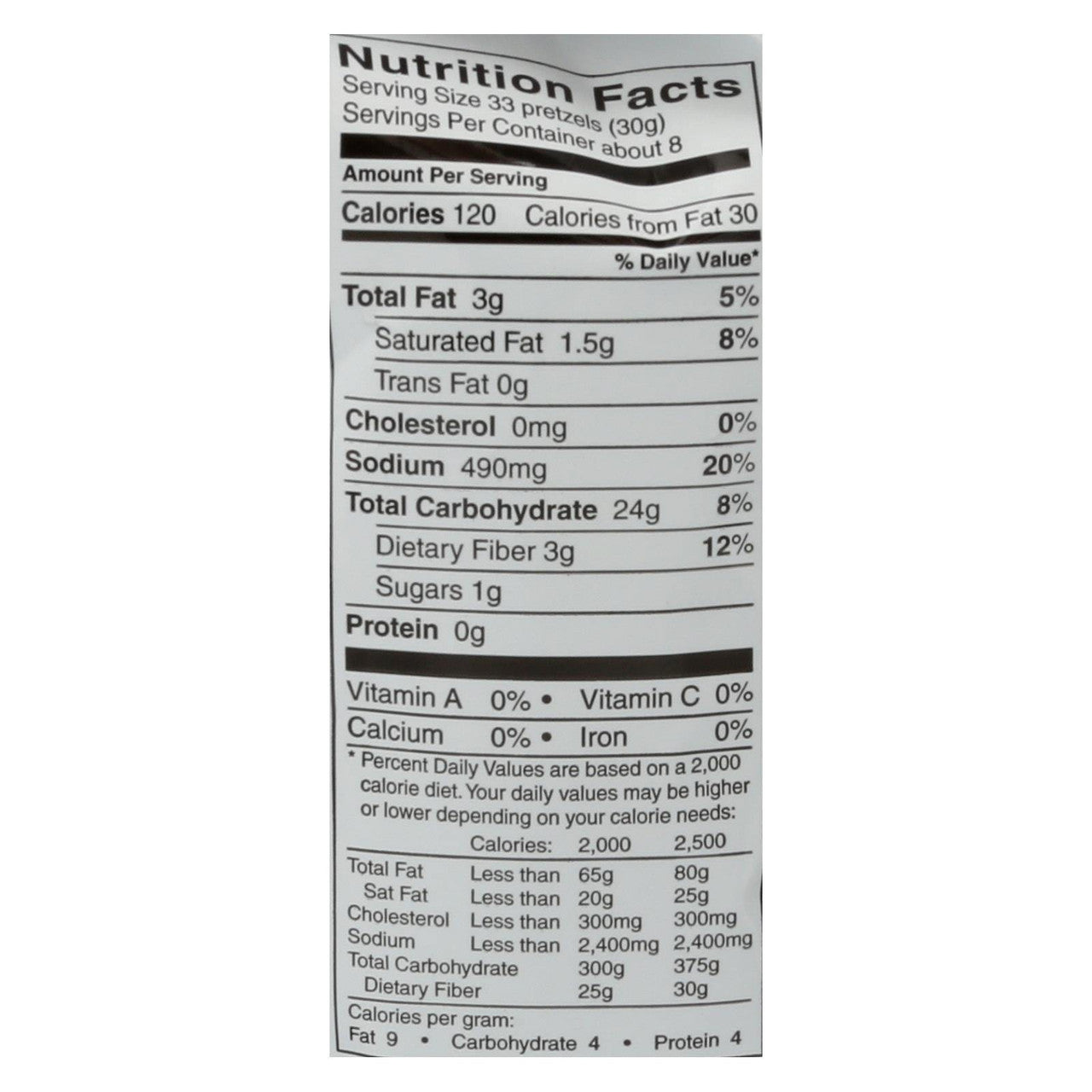 GLUT PRETZEL STICKS (12x8.00)