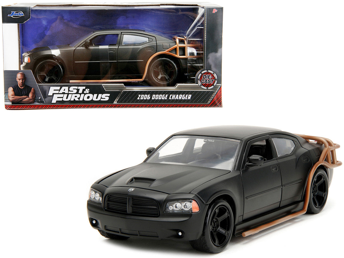 Rear view of Fast & Furious 2006 Dodge Charger Diecast Model highlighting features